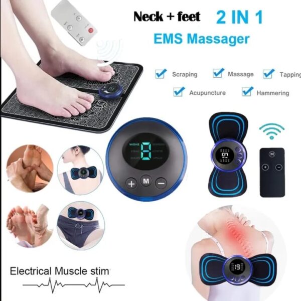 Massager Combo-EMS Foot & Neck Massager